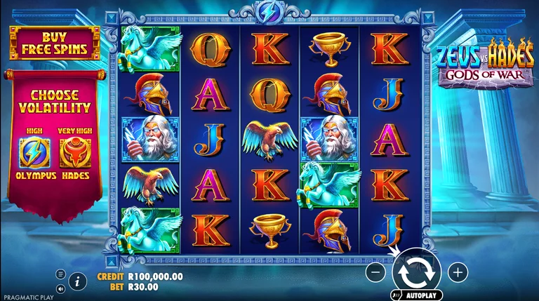 Zeus vs Hades gameplay screenshot
